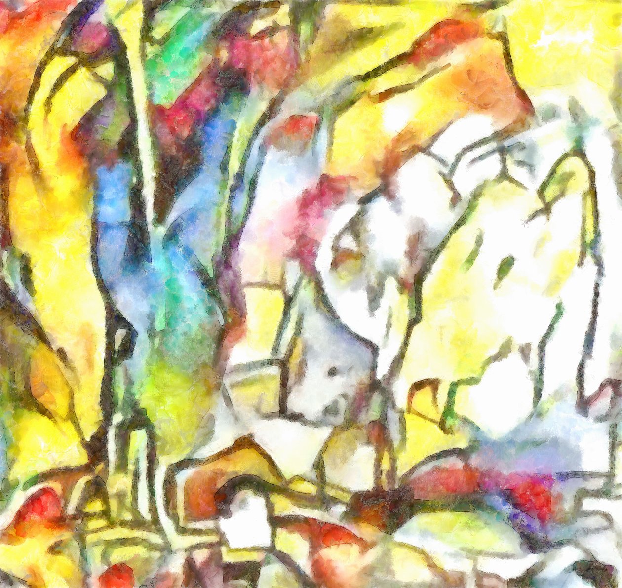 Duże drzewa, 2016, autorstwa Alex Caminker