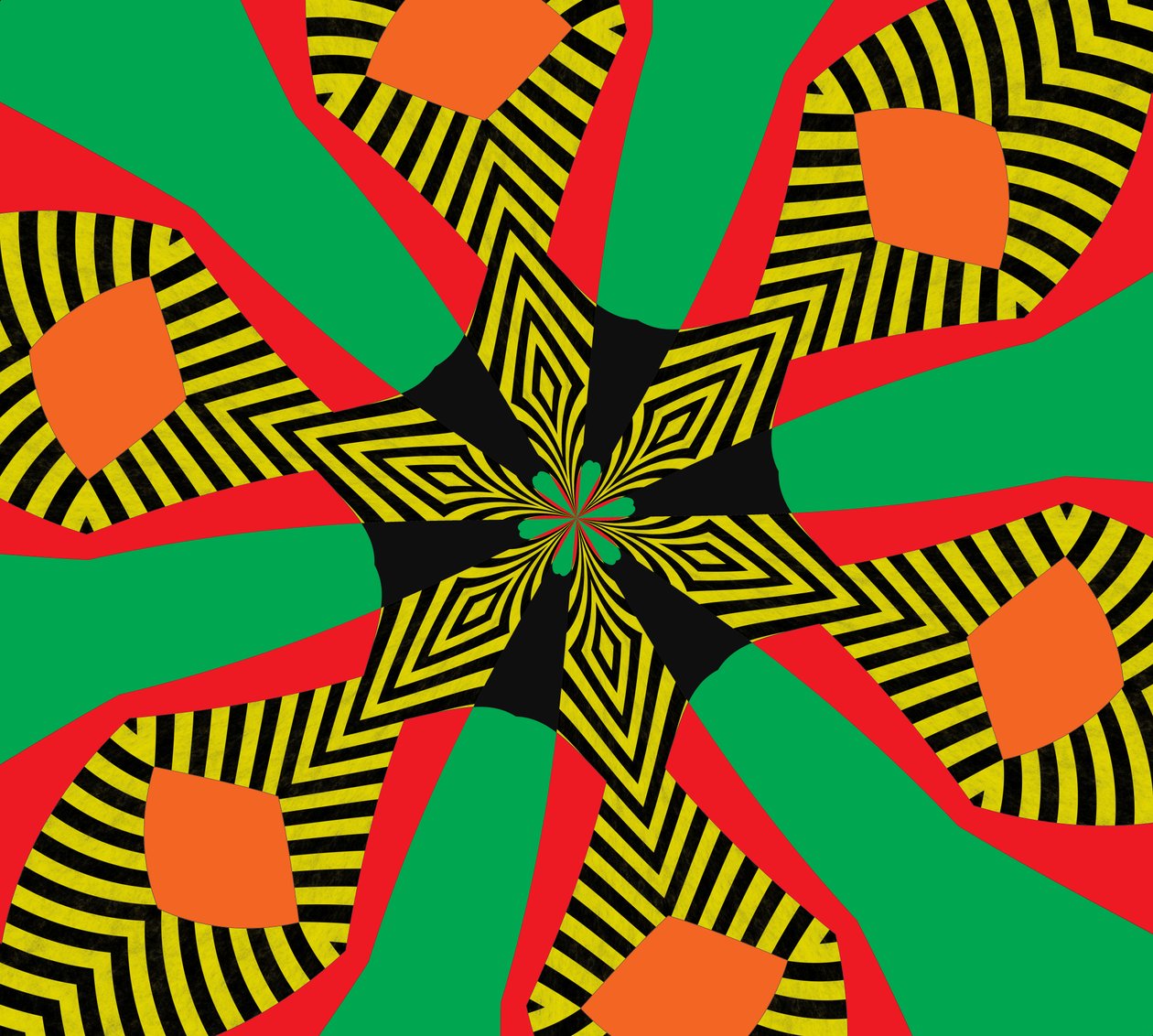 Kreskówki II,2019,(media mieszane) autorstwa Alex Caminker