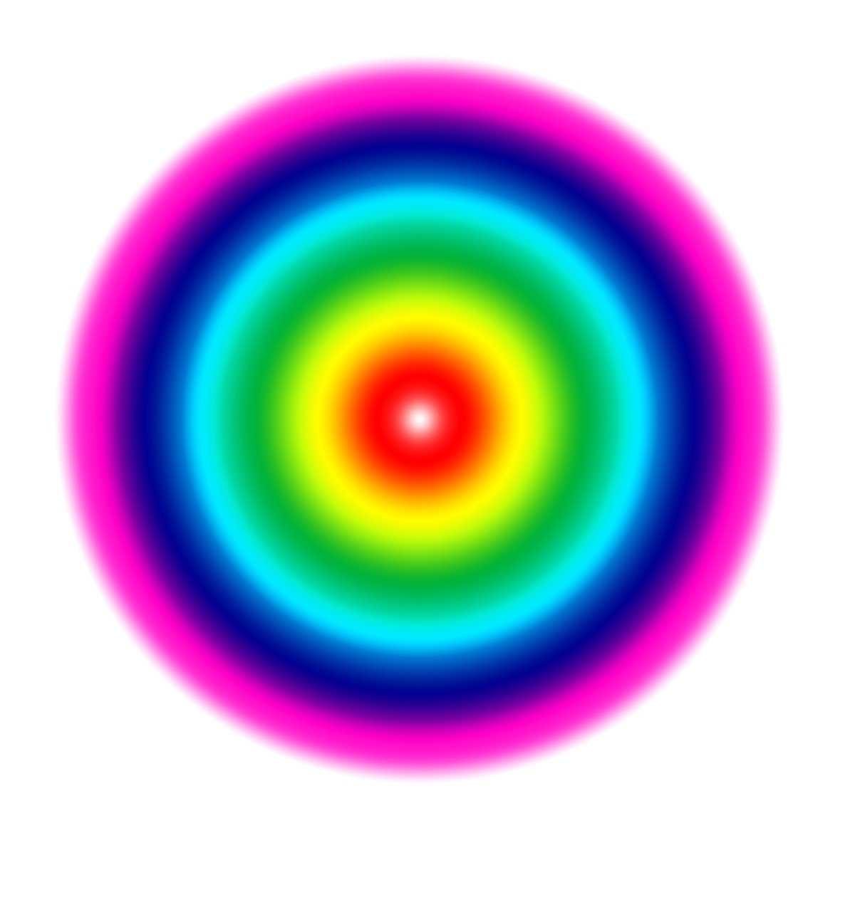 Światła geometryczne, nr 1 (gradient) autorstwa Alex Caminker