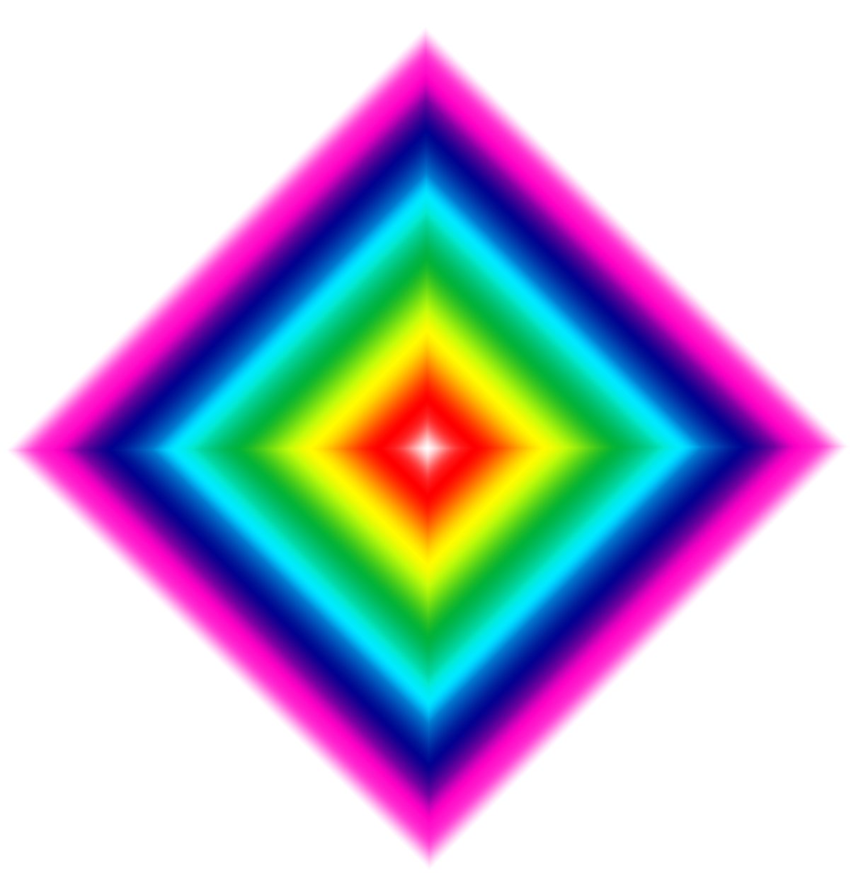 Światła geometryczne, nr 2 (gradient) autorstwa Alex Caminker