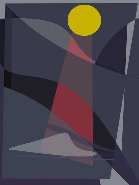 Latarnia morska, 2016, (c-print) autorstwa Alex Caminker