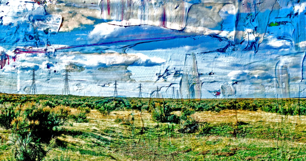Ocean, 2019, (media mieszane) autorstwa Alex Caminker
