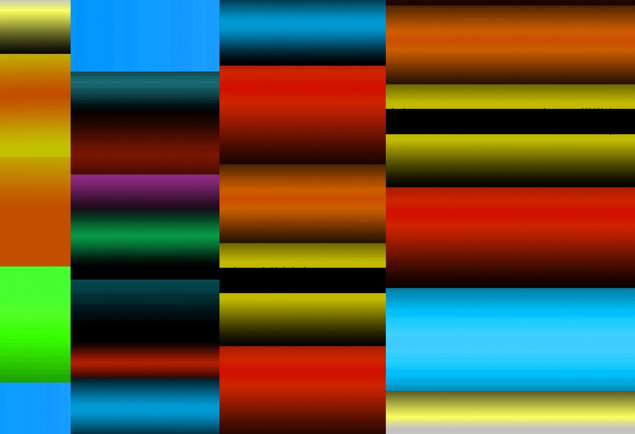 tryktrak, 2017, (gradient) autorstwa Alex Caminker