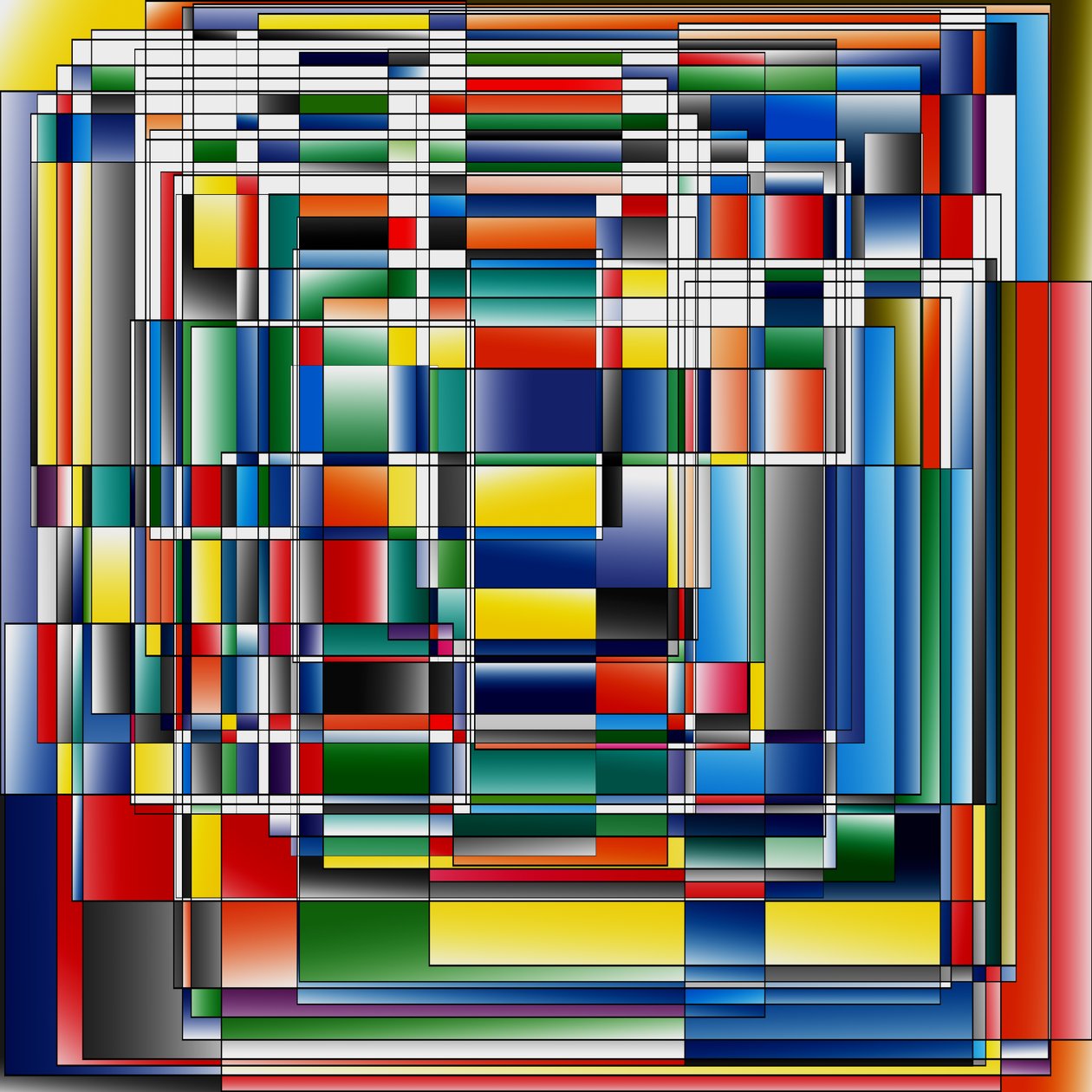 ciałka,2019,(gradient) autorstwa Alex Caminker