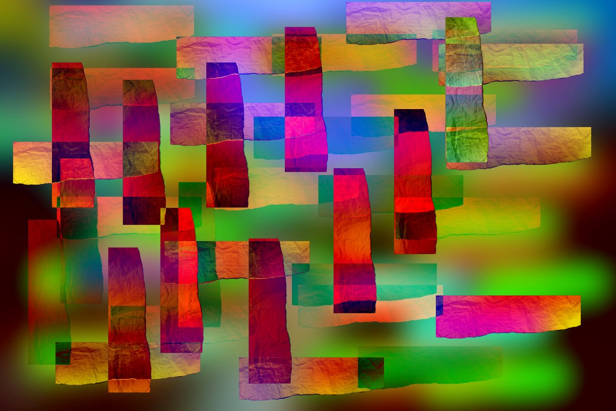 etiuda #1,2019, (media mieszane) autorstwa Alex Caminker