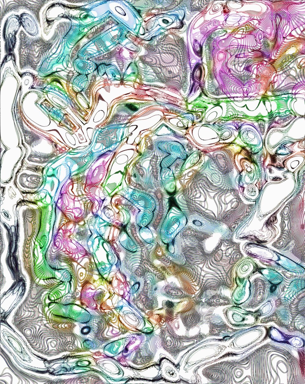 etiuda II,2019,(cyfrowa) autorstwa Alex Caminker