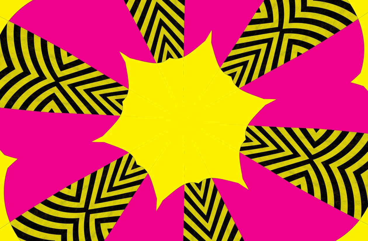kwiaty #14,2019, (media mieszane) autorstwa Alex Caminker