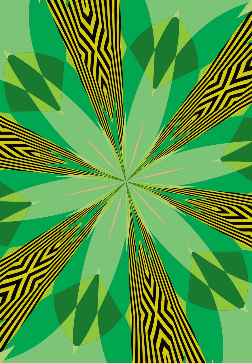 kwiaty #31,2019, (media mieszane) autorstwa Alex Caminker