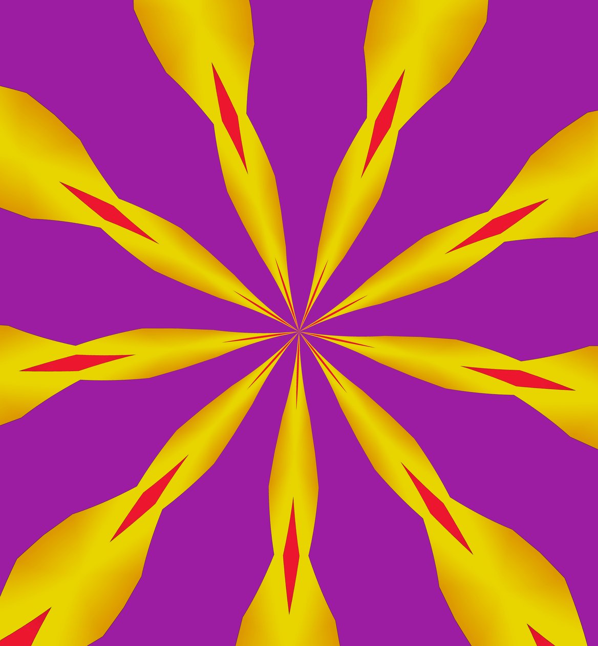 kwiaty #7,2019,(gradient) autorstwa Alex Caminker