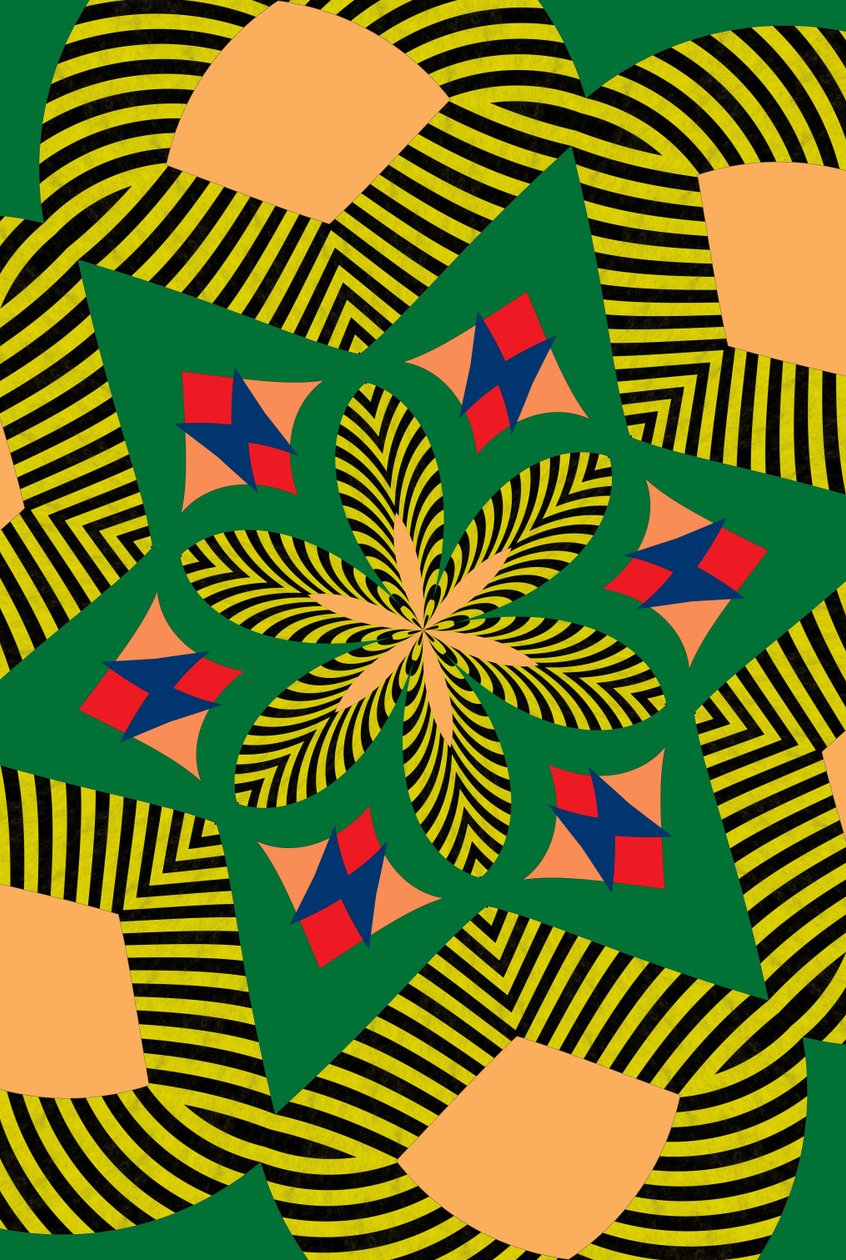 kwiaty #7,2019, (media mieszane) autorstwa Alex Caminker