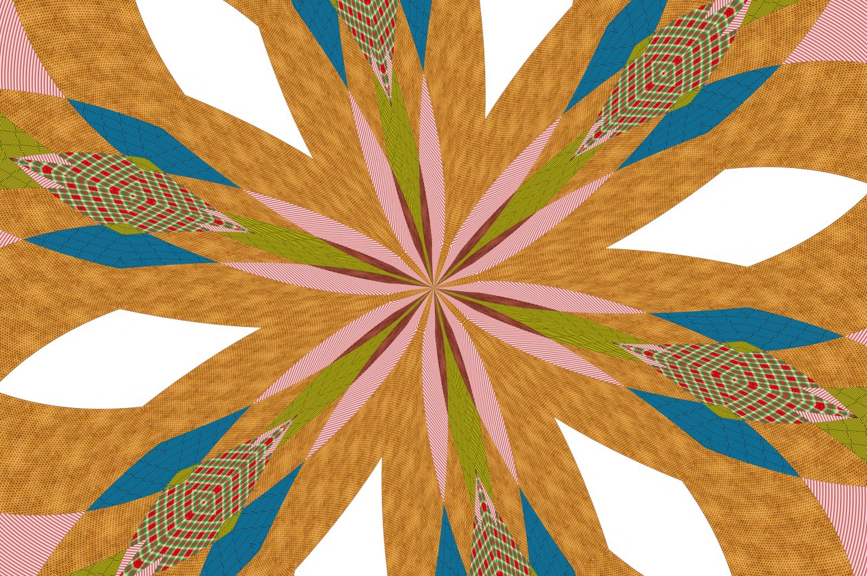 kwiaty #9,2019, (media mieszane) autorstwa Alex Caminker