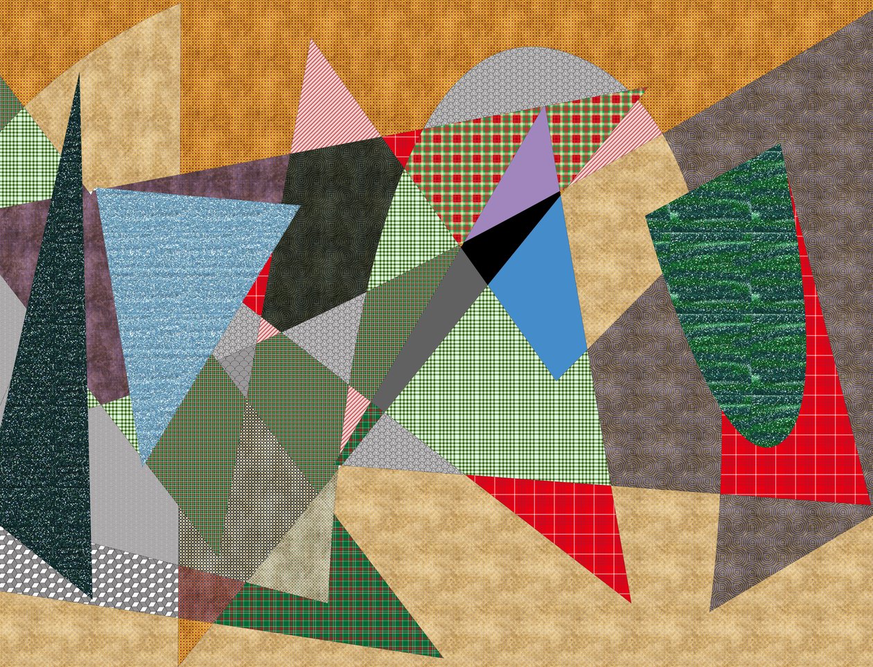 krajobraz #1,2019, (media mieszane) autorstwa Alex Caminker