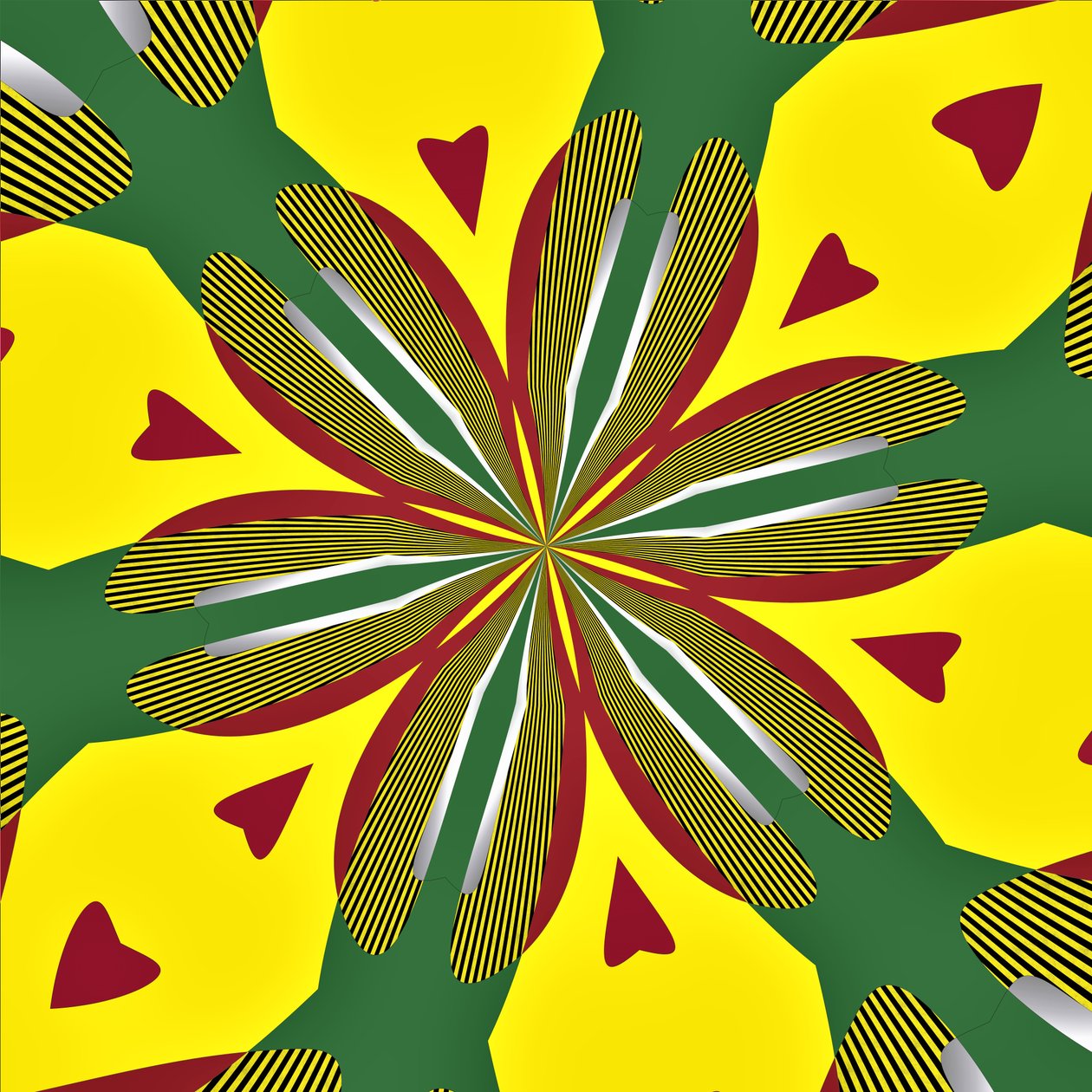 łąka,2019,(media mieszane) autorstwa Alex Caminker