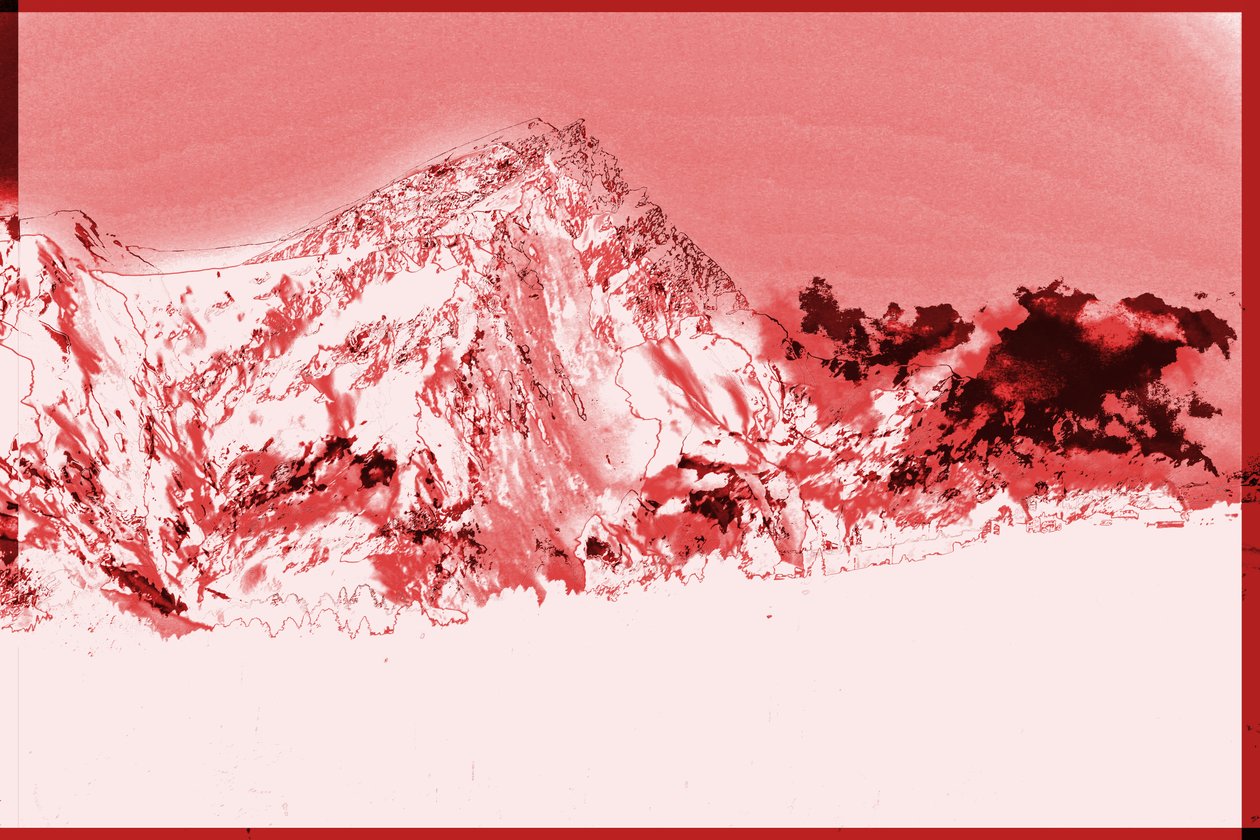 góry,2019,(media mieszane) autorstwa Alex Caminker