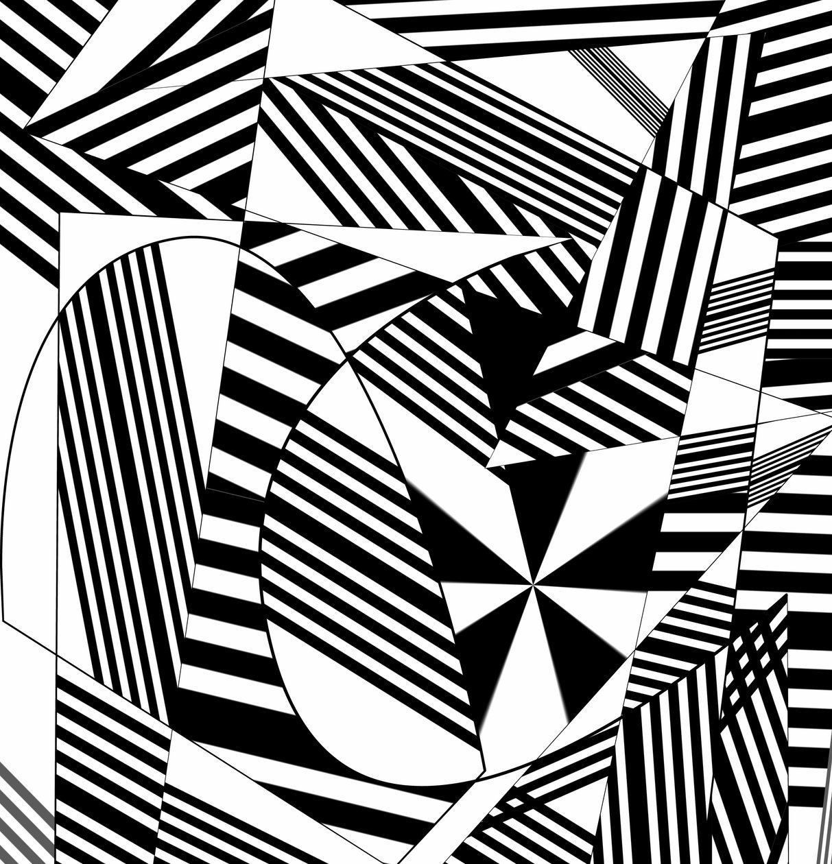 partytura muzyczna,2019,(gradient) autorstwa Alex Caminker
