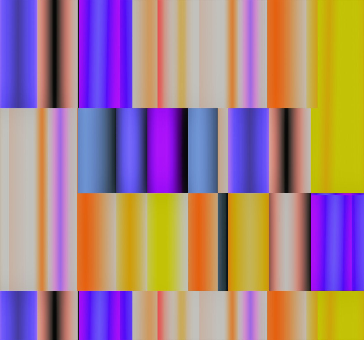 przyroda jako telewizja,2017,(gradient) autorstwa Alex Caminker