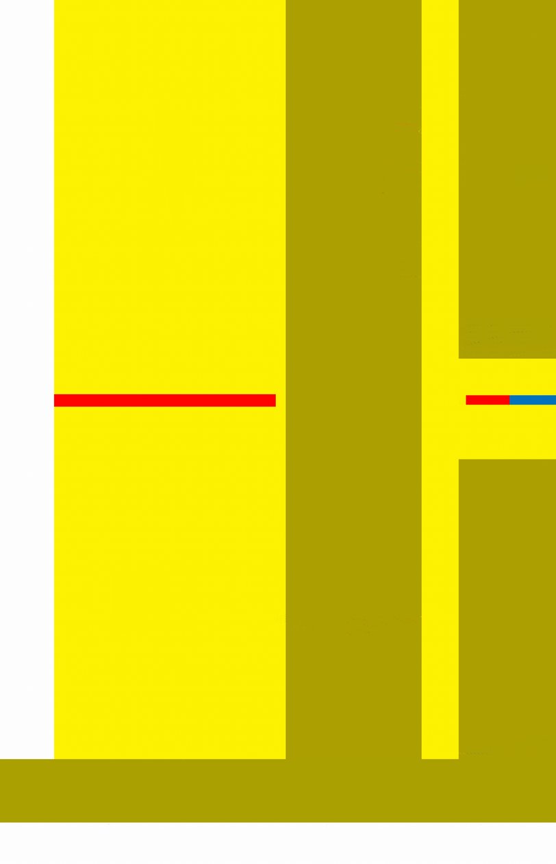 wzrok między przestrzeniami (magnesy naturalne), 2016, autorstwa Alex Caminker