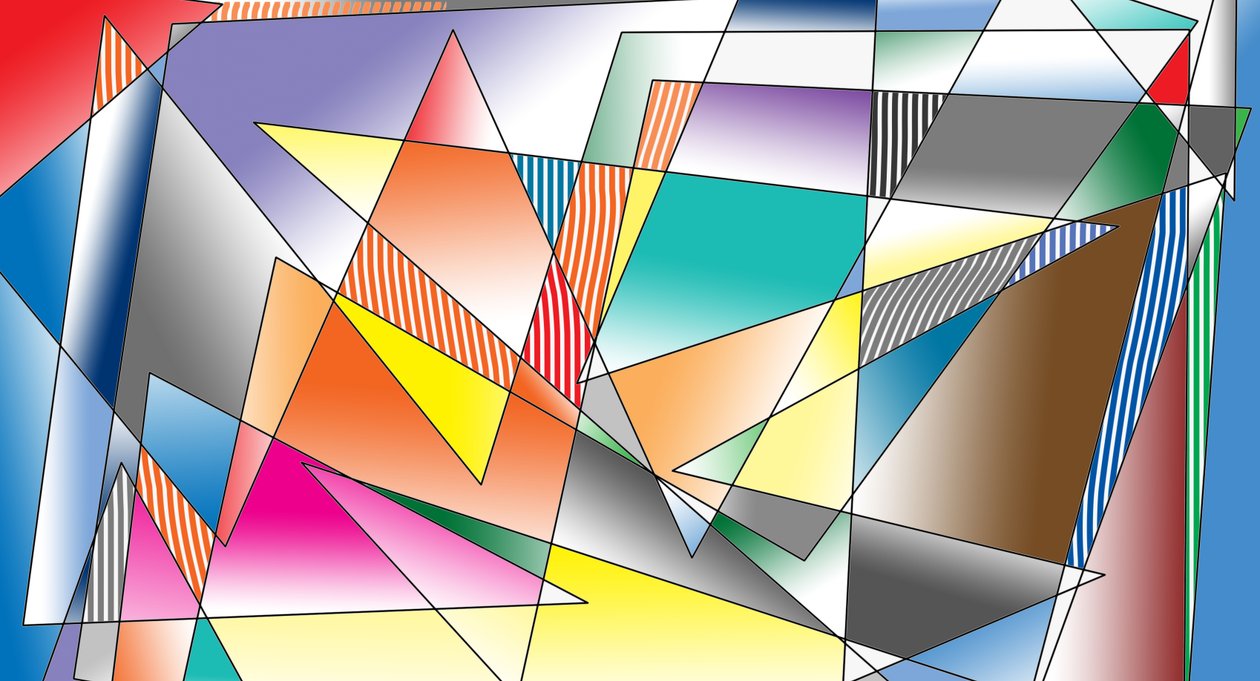 stała przestrzeń,2019,(gradient) autorstwa Alex Caminker