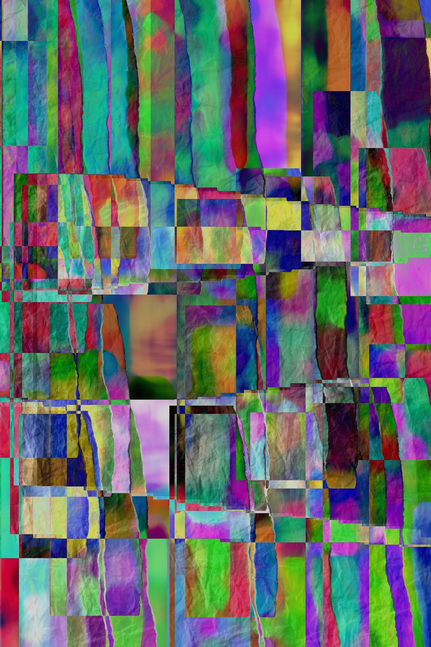 struktura b,2019,(media mieszane) autorstwa Alex Caminker