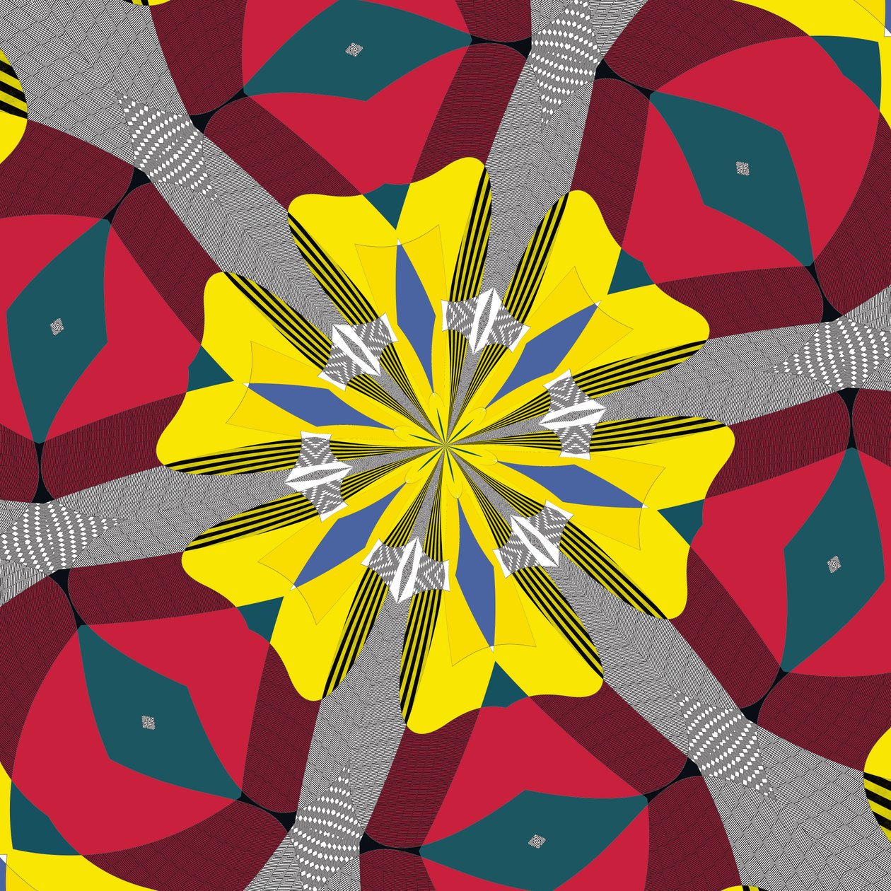 symetria #17,2019, (media mieszane) autorstwa Alex Caminker