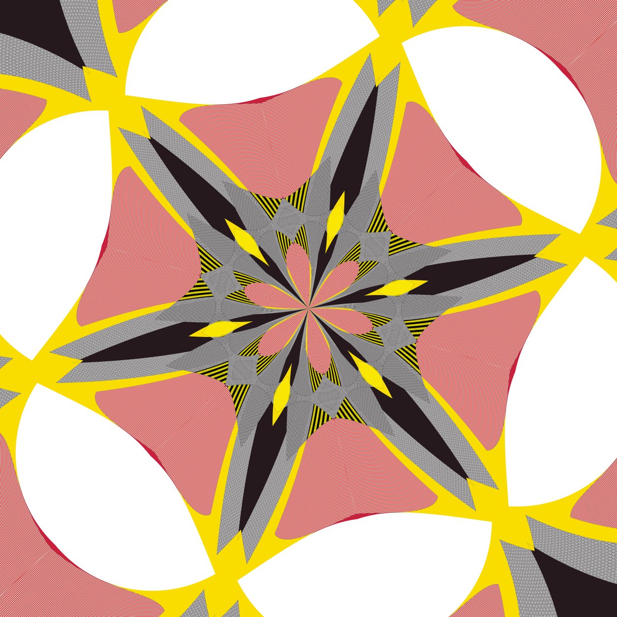 symetria #39,2019, (media mieszane) autorstwa Alex Caminker