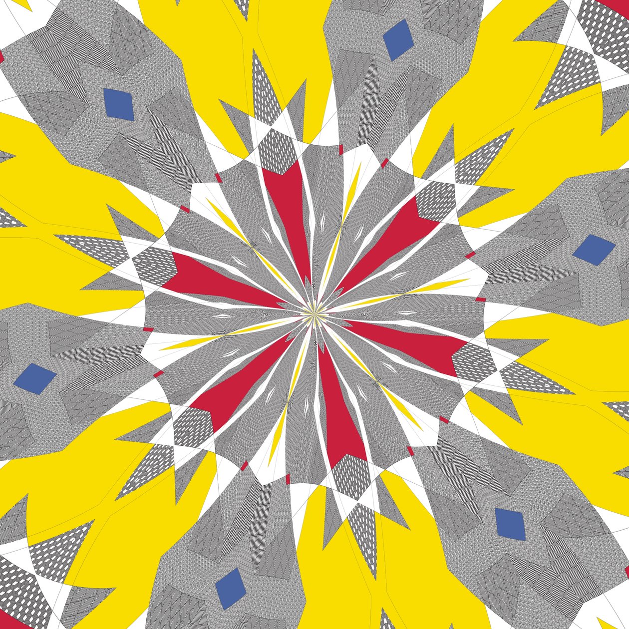 symetria #48,2019, (media mieszane) autorstwa Alex Caminker