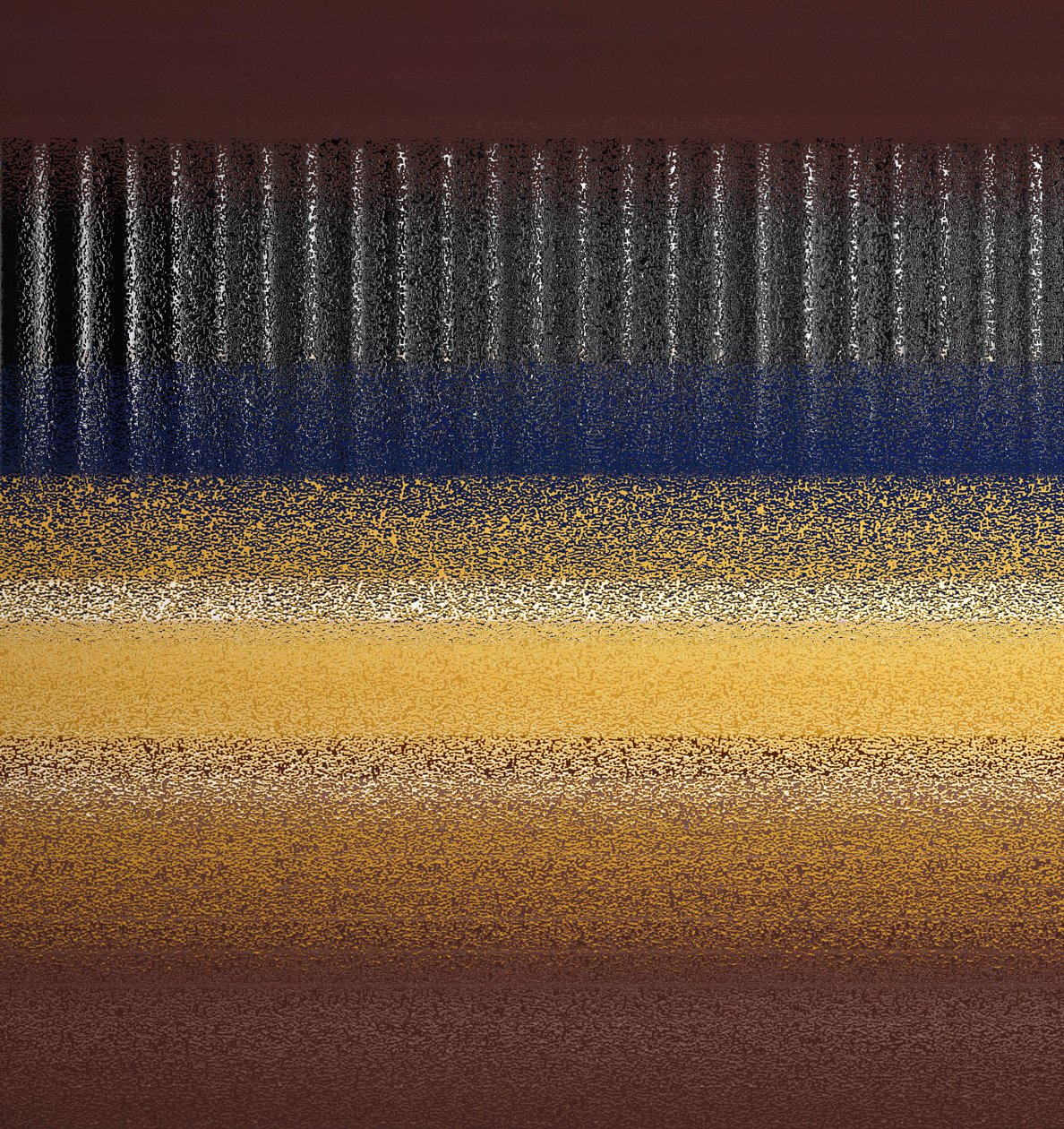 trawa wieczorem, 2017, (cyfrowa) autorstwa Alex Caminker