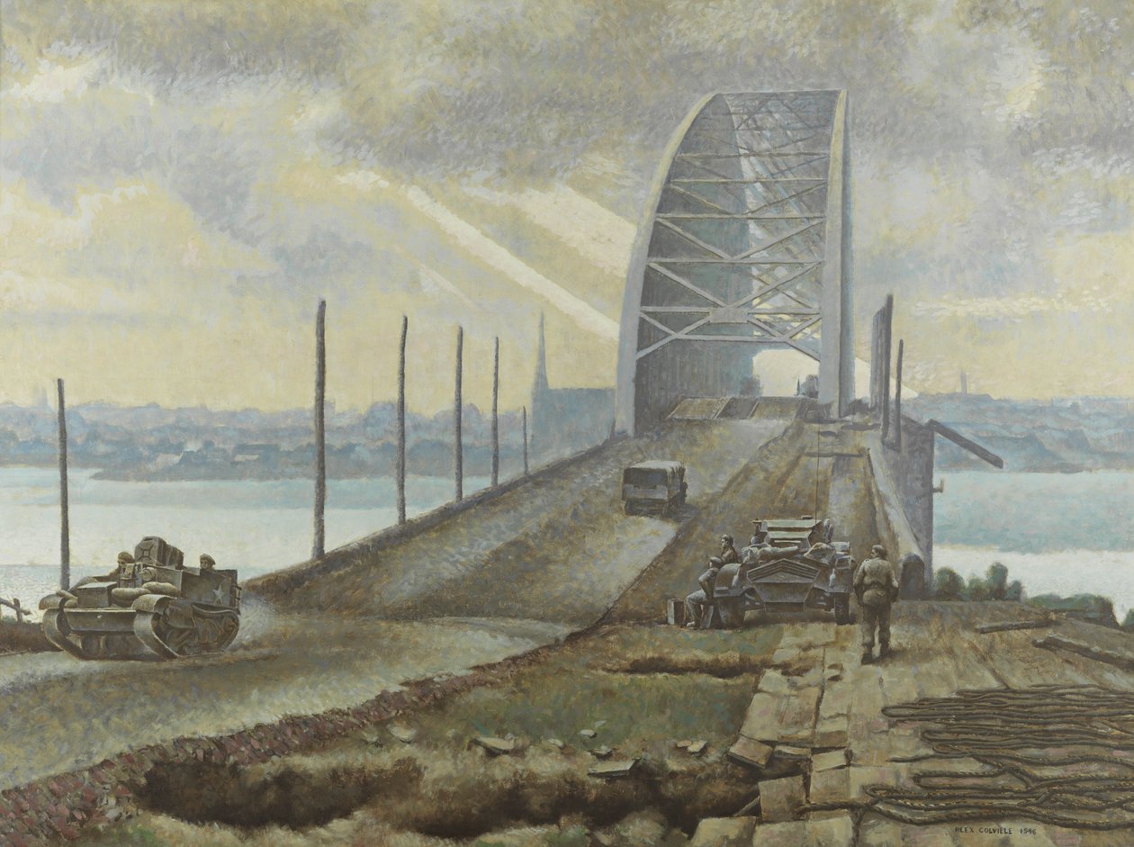 Most Nijmegen, Holandia autorstwa Alex Colville