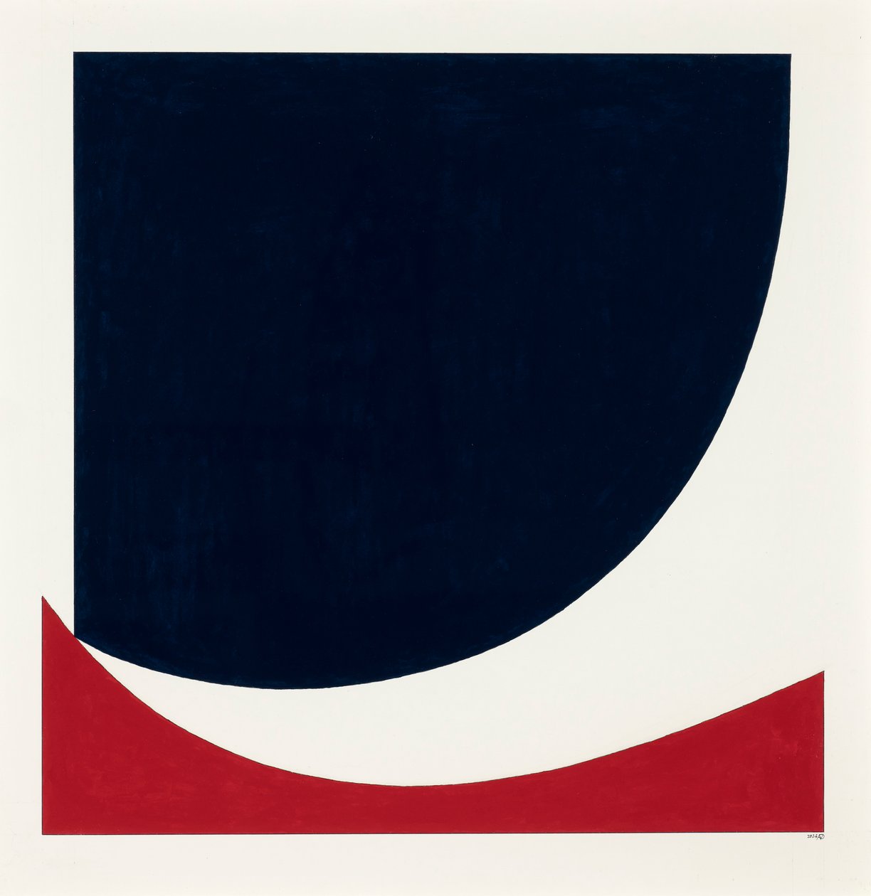 Cut Under, 2023 (emalia na karcie) autorstwa Alex Dunn