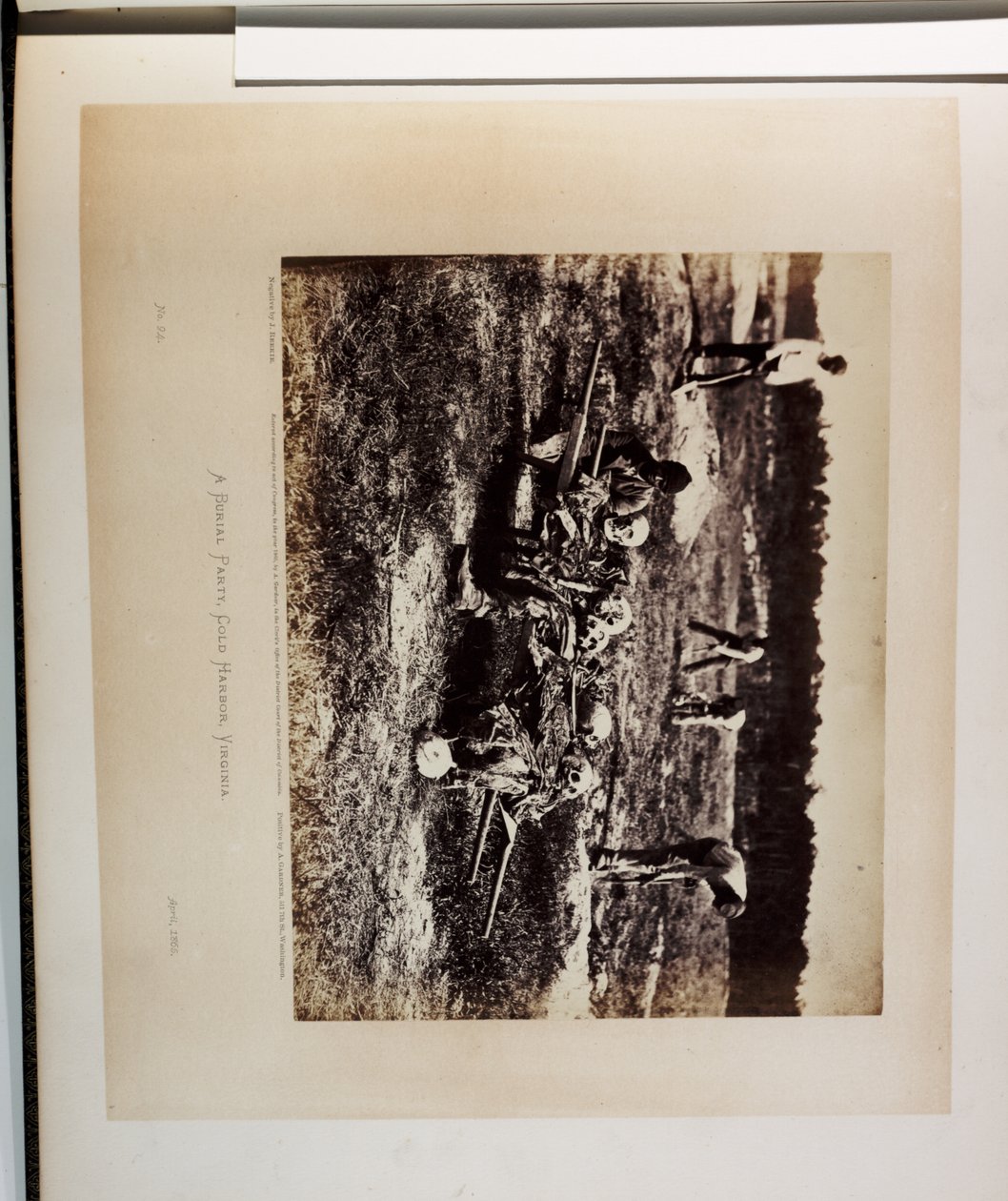 Fotograficzny szkicownik wojny Gardnera. 2 tomy, 1866 (zdjęcie w sepii) autorstwa Alexander Gardner