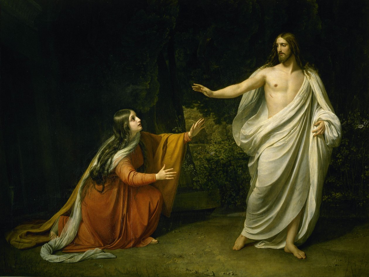 Ukazanie się Chrystusa Marii Magdalenie po Zmartwychwstaniu autorstwa Alexander Andreyevich Ivanov