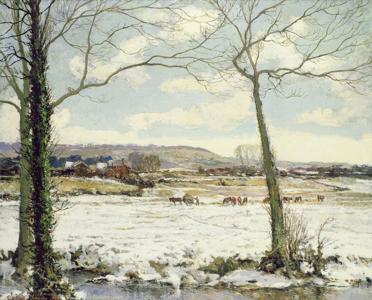 Zamarznięta łąka autorstwa Alexander Jamieson