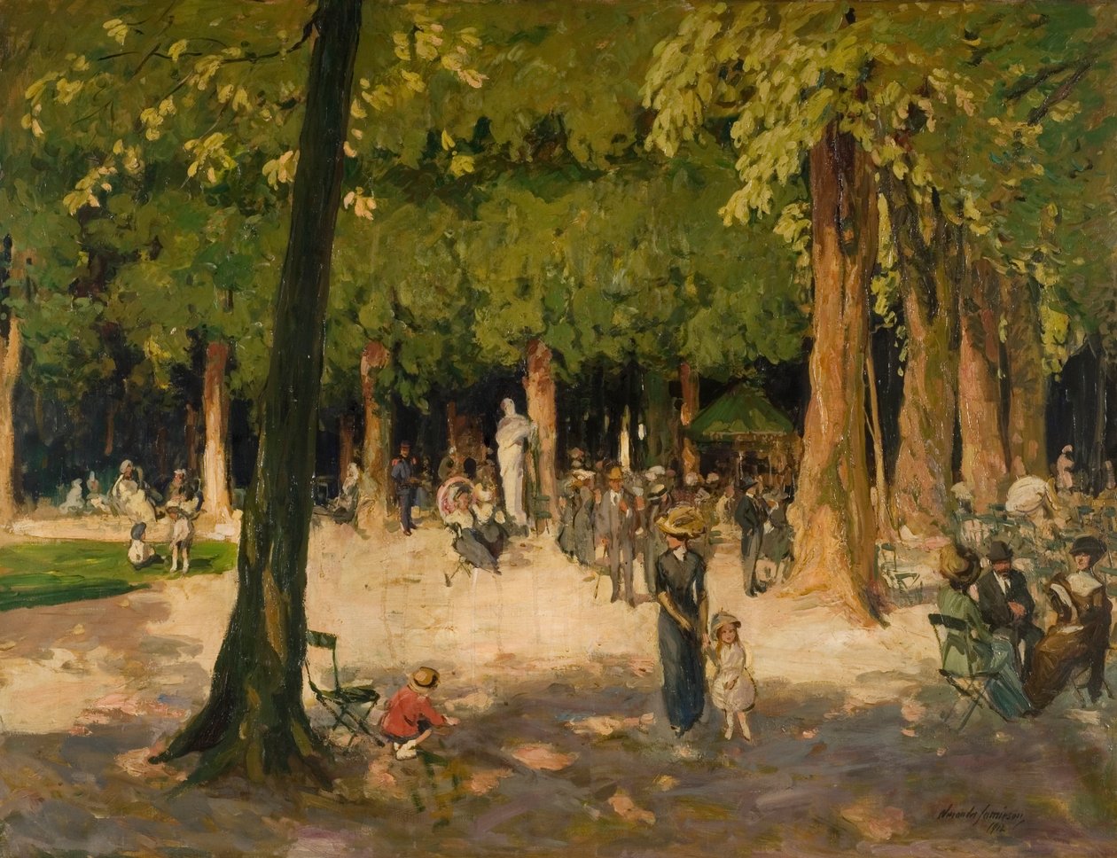 Ogrody, Wersal, 1922 autorstwa Alexander Jamieson