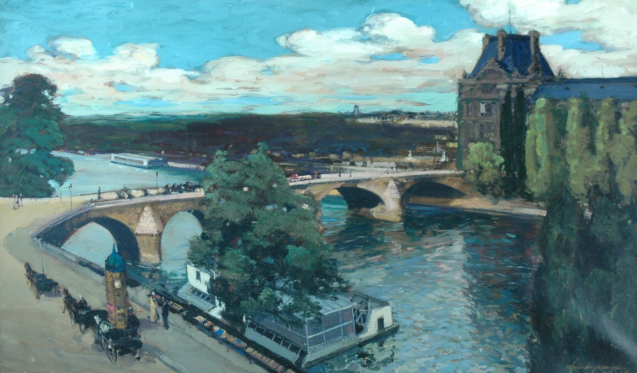 Sekwana, Paryż, 1907 autorstwa Alexander Jamieson