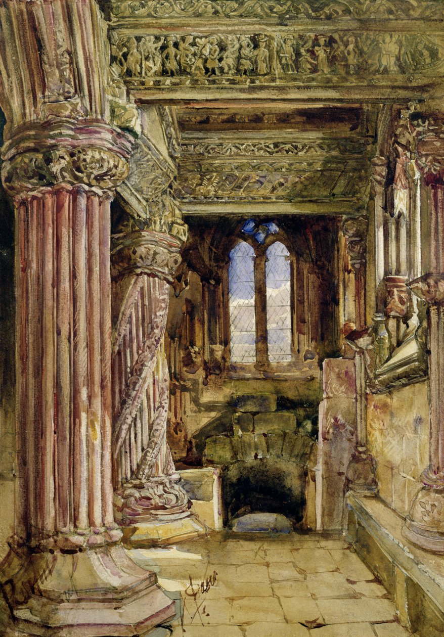 Kaplica Rosslyn, Szkocja autorstwa Alexander Jnr. Fraser