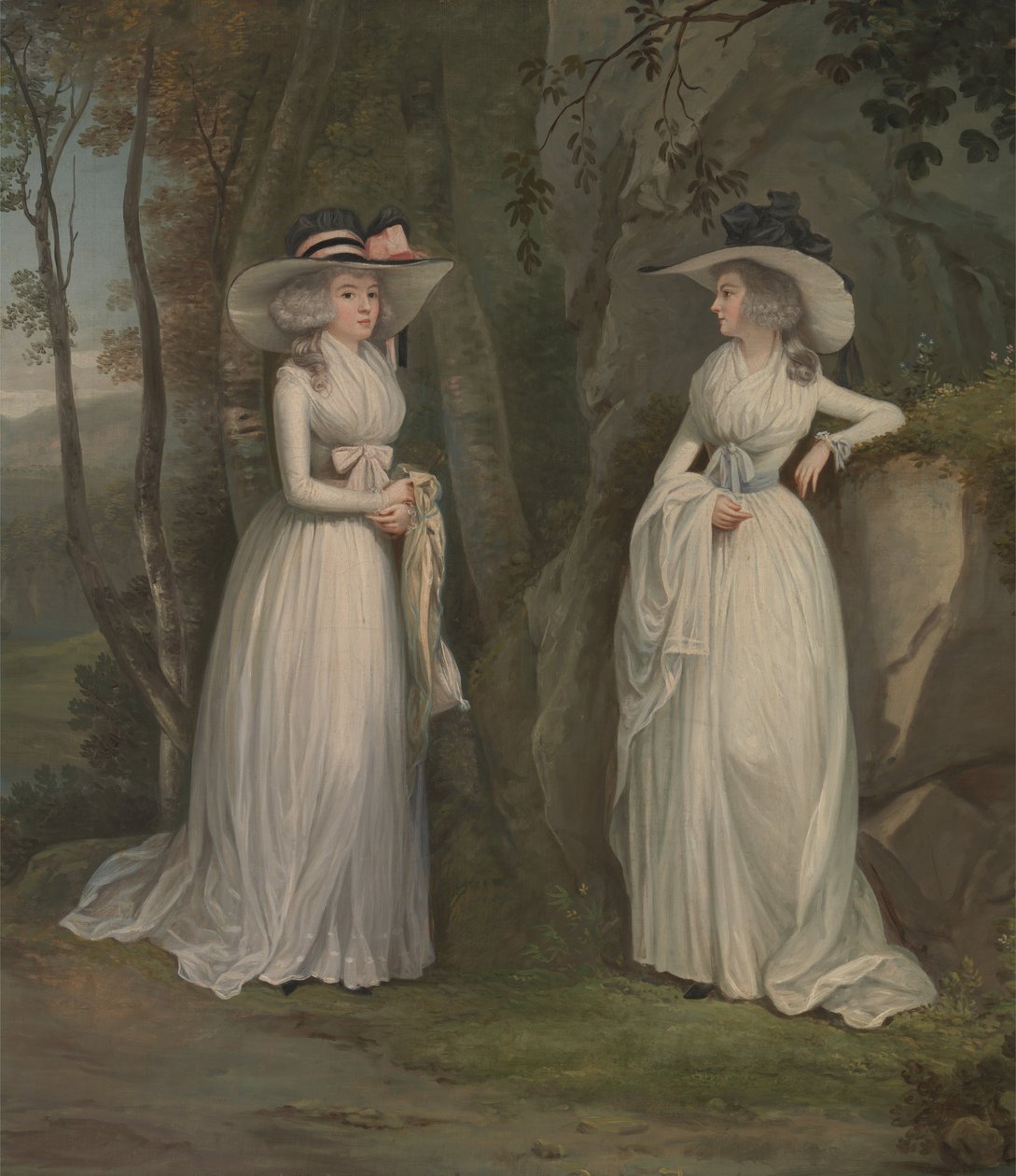 Eleonora i Margaret Ross autorstwa Alexander Nasmyth