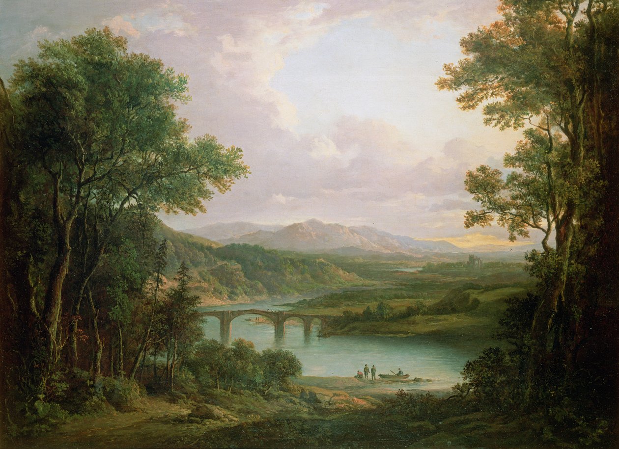 Melrose autorstwa Alexander Nasmyth