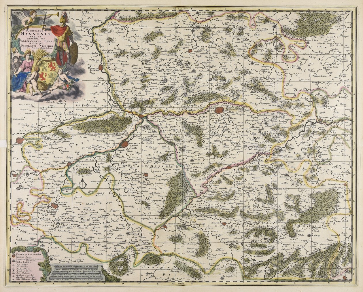 Mapa Hrabstwa Węgier autorstwa Alexander Penez