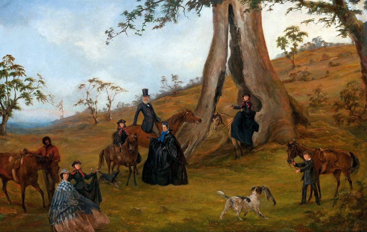 Rodzina Gilbertów autorstwa Alexander Schramm
