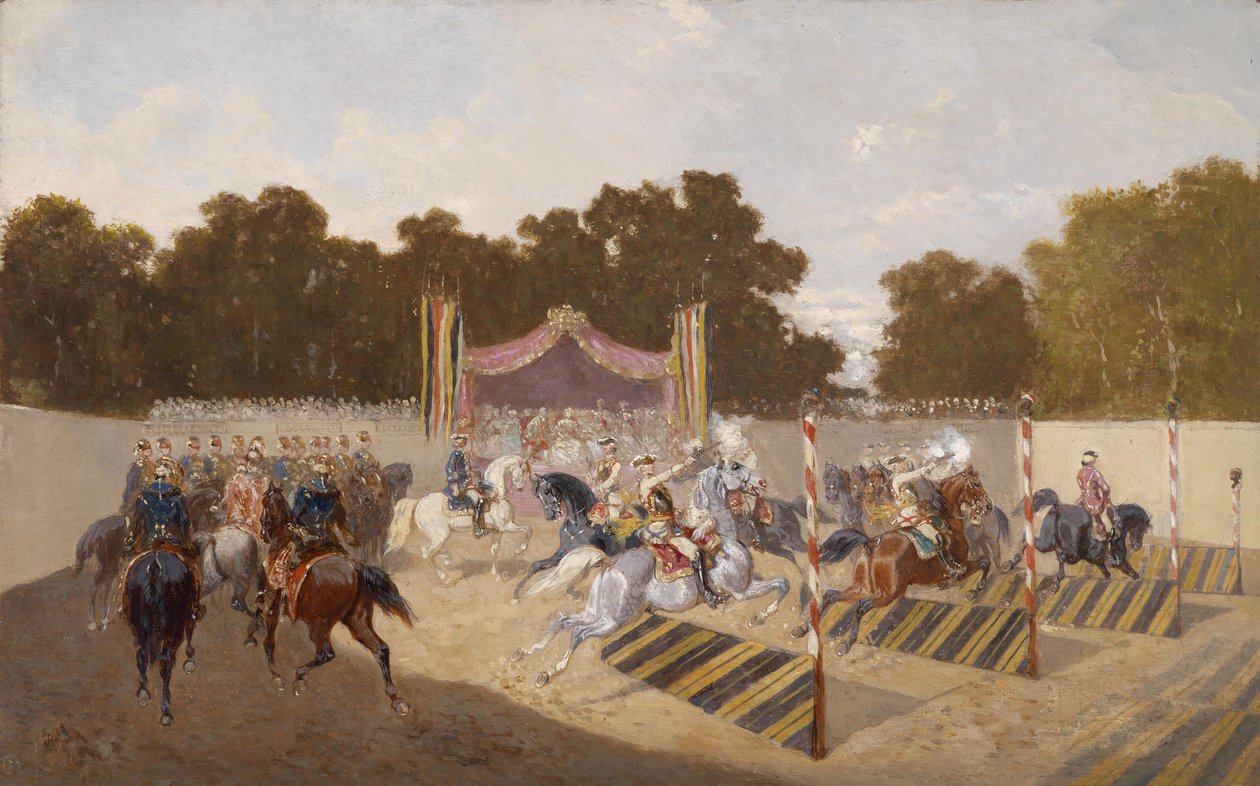 Historyczna karuzela autorstwa Alexander von Bensa