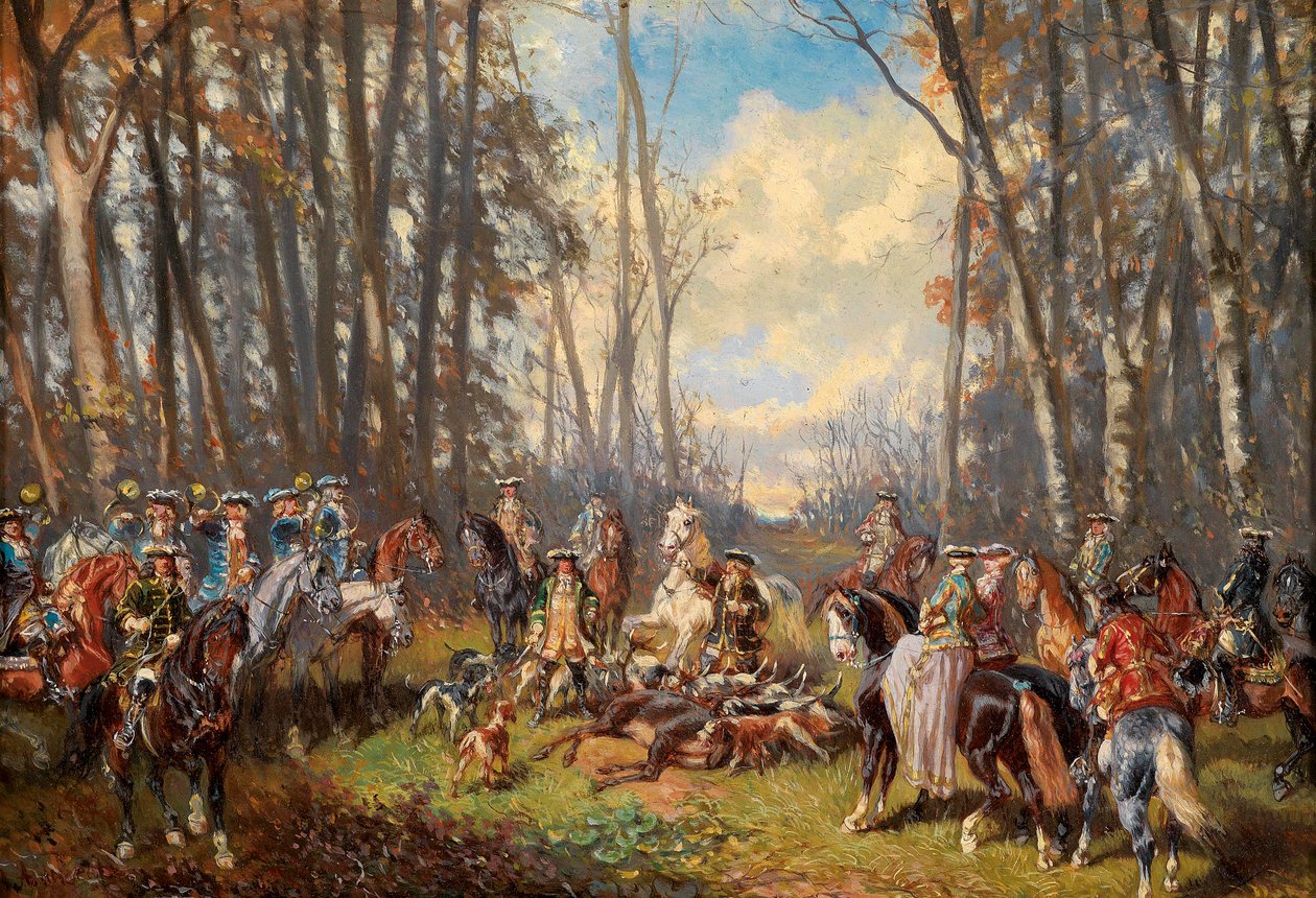 Po udanym polowaniu autorstwa Alexander von Bensa
