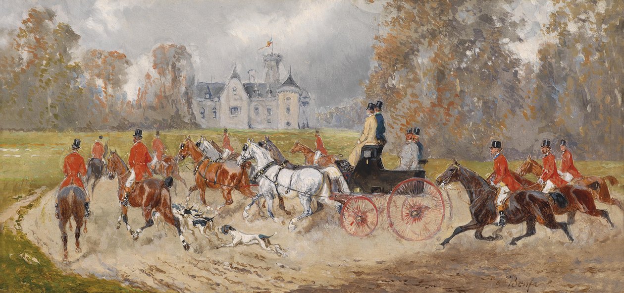 Powrót do zamku autorstwa Alexander von Bensa
