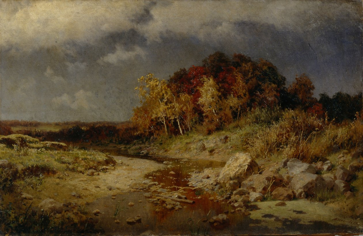 Wietrzny jesienny dzień, 1903 autorstwa Alexander Alexeyevich Kiselev