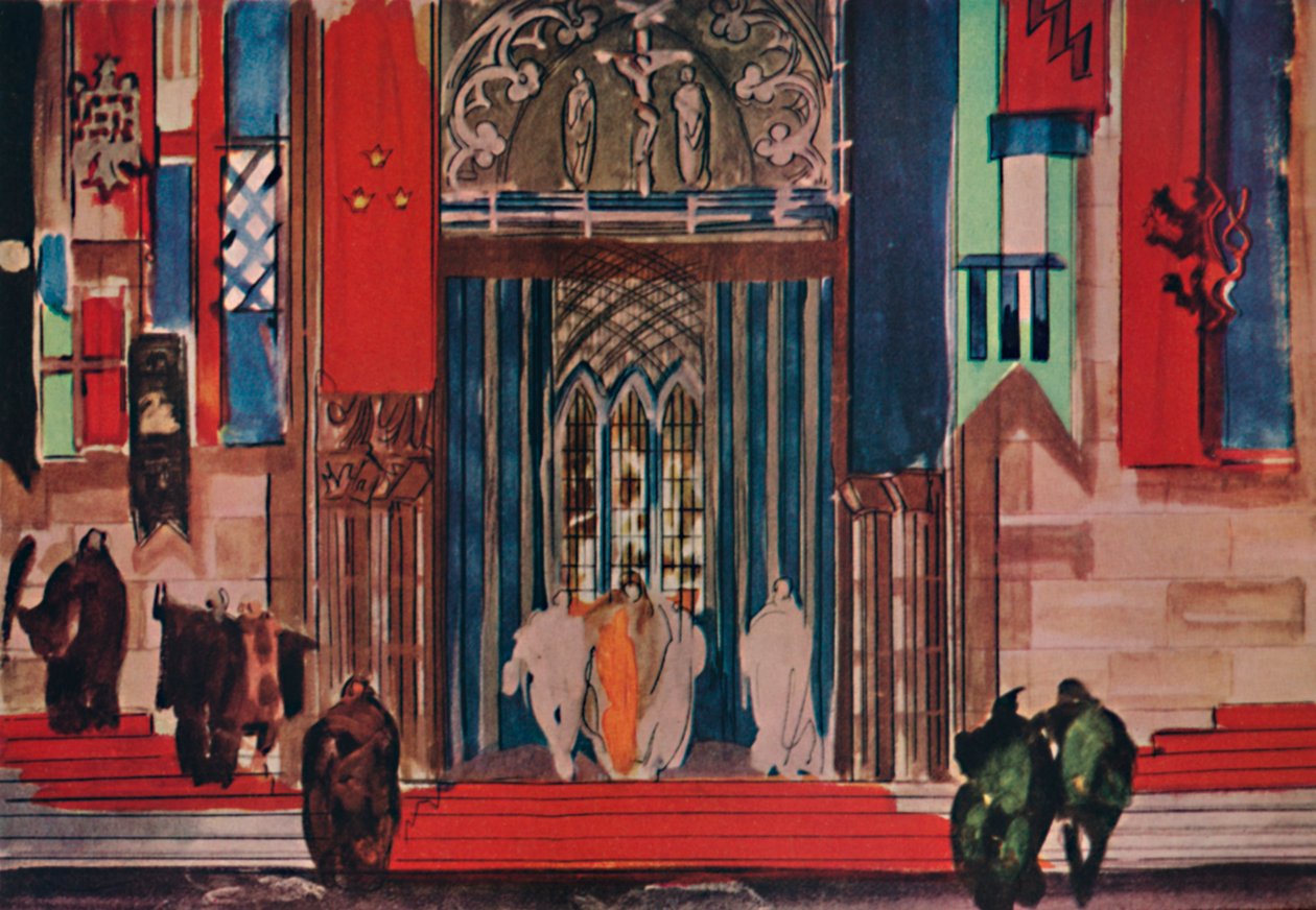 „Projekt dla scenografii”, c1927 autorstwa Alexander Baranowsky