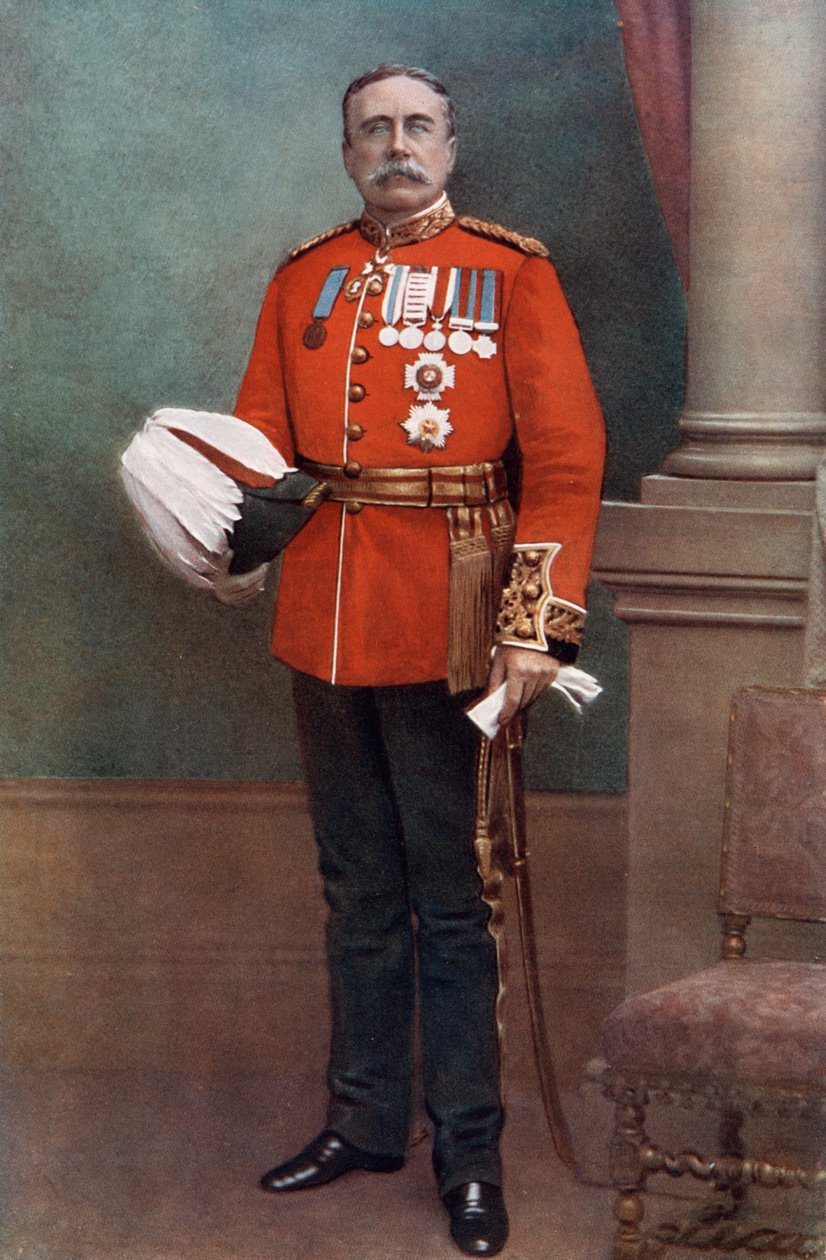 Sir William Lockhart, głównodowodzący w Indiach, ok. 1900 1902 r. autorstwa Alexander Bassano