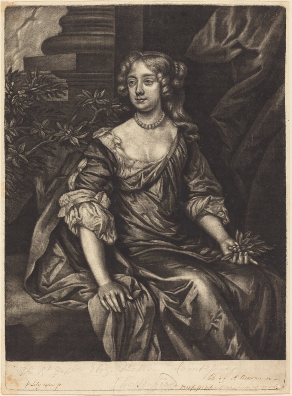 Szanowna Pani Elżbieta Butler, hrabina Chesterfield autorstwa Alexander Browne after Sir Peter Lely