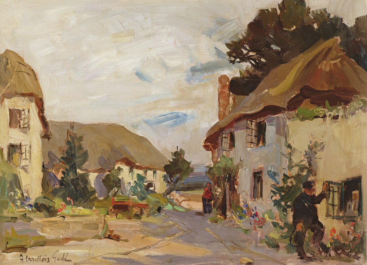 Rozmowa wieśniaka autorstwa Alexander Carruthers Gould