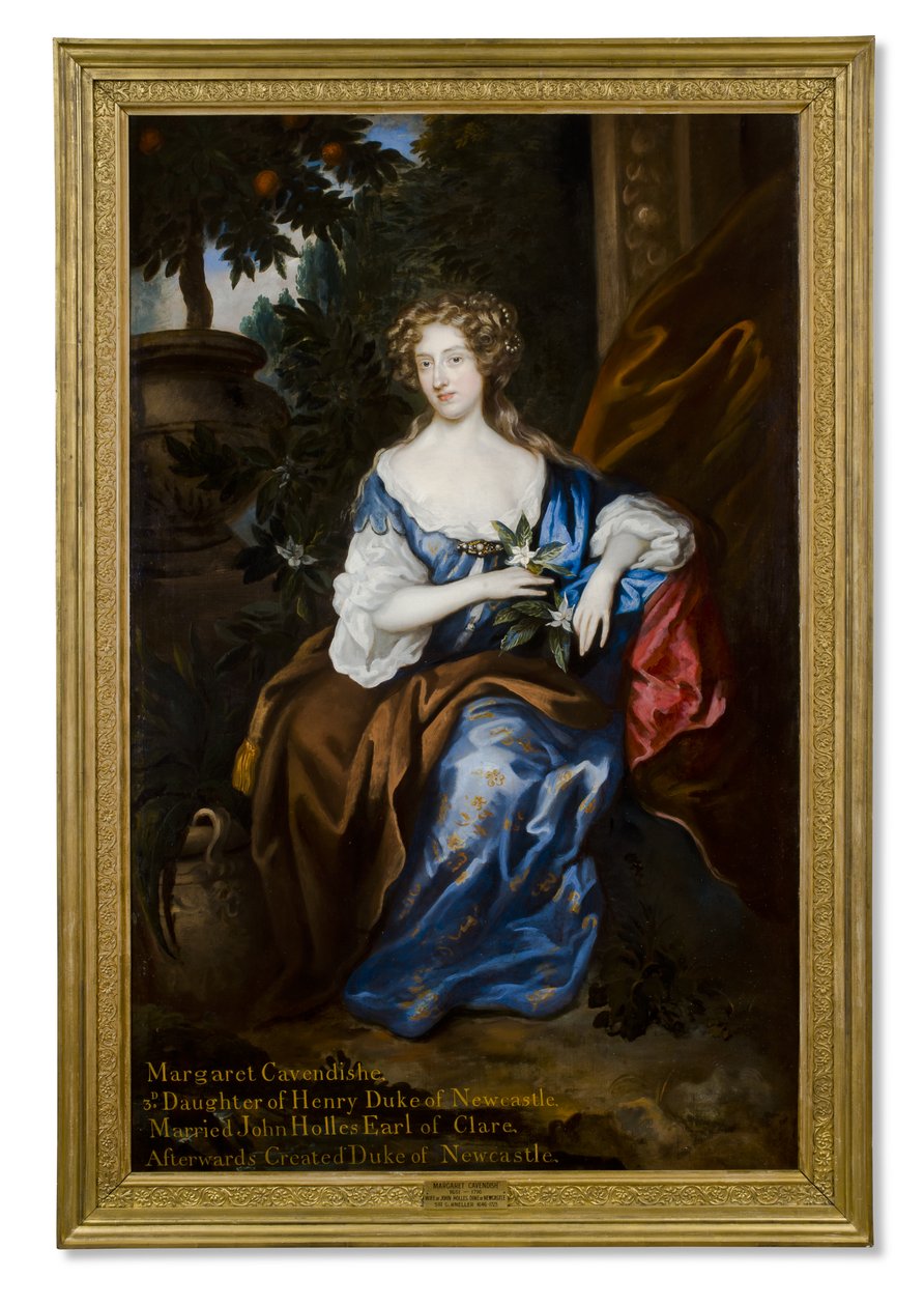 Portret Margaret Holles, księżnej Newcastle, 1685 autorstwa Alexander Comer