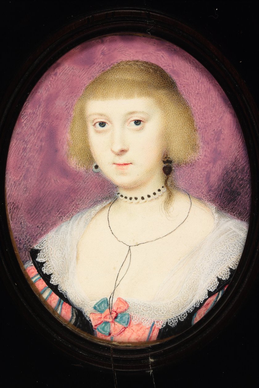 Lady Katherine Manners, księżna Buckingham (akwarela na welinie) autorstwa Alexander Cooper