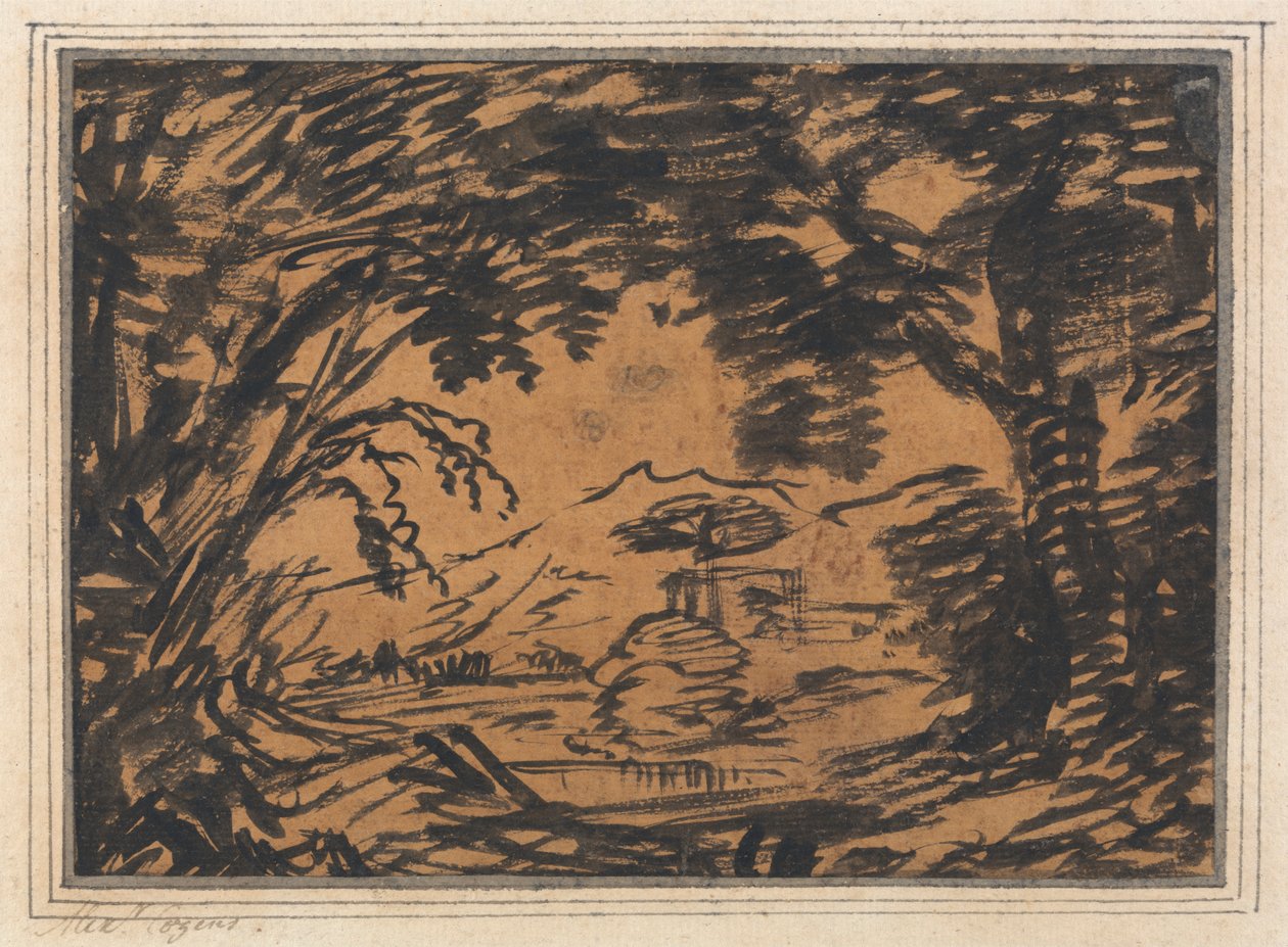 Polana autorstwa Alexander Cozens